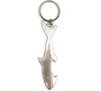 Onwomania Porte-clés Requin Poisson Requin blanc Décapsuleur Argent Métal Charm