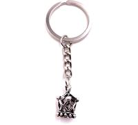 Onwomania Porte-clés Roi Couronne Argent Métal Pendentif Charm