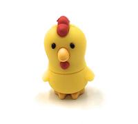 Onwomania Poulet en Jaune Animal Farm Poule Clé USB drôle 32 Go USB 3.0 Clé USB