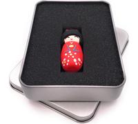 Onwomania Poupée Geishja Matriochka rouge Clé USB en boîte cadeau alu 8 Go USB 3.0