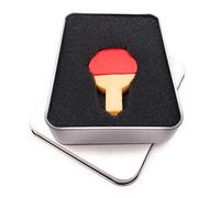 Onwomania Raquette de Tennis de Table en Rouge Clé USB dans Une boîte Cadeau 64 Go USB 2.0