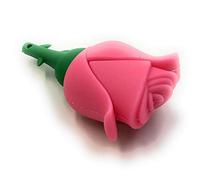 Onwomania Rose in Pink Flower of Love Funny USB Stick 16 Go USB 2.0 Support de données USB