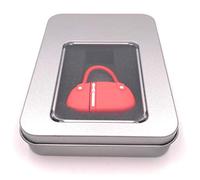Onwomania Sac à Main en Rouge Dames Clé USB dans Une boîte Cadeau 8 Go USB 3.0