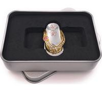 Onwomania Sandale Flip Flop Gold Clé USB en boîte cadeau alu 32 GB USB 2.0