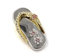 Onwomania Sandale Flip Flop Gold Funny Clé USB 32 GB USB 2.0
