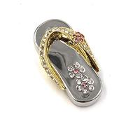 Onwomania Sandale Flip Flop Gold Funny USB Stick 32 Go USB 2.0 Disque USB