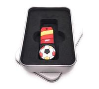 Onwomania Soccer Spain Flag Remorque de l'équipe Sportive Clé USB dans Une boîte Cadeau 8 Go USB 2.0
