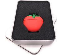 Onwomania Tomate Solanacée Légumes Alimentaires Rouge Clé USB en coffret cadeau alu 32 GB USB 3.0