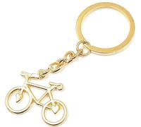 Onwomania Vélo Love Amour avec coeurs Porte-clés métal porte-bonheur en boîte cadeau alu, idéal pour offrir en cadeau