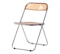 Onxyrbyte Chaise Pliante,Chaise De Réception,Chaise Pliante Transparente en Acrylique,Chaises De Salle à Manger Pliantes,avec Dossiers,Capacité De Charge 100 Kg,pour Banquet Conférence