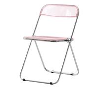 Onxyrbyte Chaise Pliante,Chaise De Réception,Chaise Pliante Transparente en Acrylique,Chaises De Salle à Manger Pliantes,avec Dossiers,Capacité De Charge 100 Kg,pour Banquet Conférence