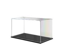 Onxyrbyte Vitrine Acrylique,Vitrine en Acrylique,Vitrine en Acrylique éTanche à l'eau,Boite Plexiglased Transparent,Carré,Empilable,pour Figurines Jouets,Ranger des Bonbons,Le Stockage