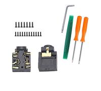 Onyehn Lot de 2 Prises de Rechange pour Casque Jack 3,5 mm pour Manette Xbox One Elite + Tournevis T6 T8 pour Manette sans Fil Xbox One
