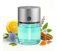 Onyvara Diffuseur Parfum Voiture Automatique - Senteur Bois de Santal - Désodorisant Voiture 80ml sans Fil - Diffuseur Huiles Essentielles Intelligent & Ultrasonique