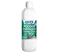 Onyx - Alcool Ménager 70° - Produit Désinfectant - Nettoyant - Dégraissant- Multi-Surfaces - ECOCERT - 100% d'Ingrédients d'Origine Naturelle - Fabrication Française - 1L
