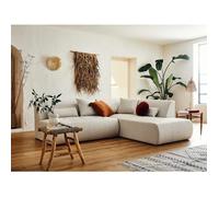 Onyx - canapé modulable d'angle droit 5 places - en tissu - Beige Beige G