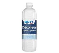 Onyx - Décolleur Papiers Peints - Pour Décoller Facilement Tous Types de Papiers Peints - Dissout les Colles - Faible Odeur - Fabrication Française - 1L