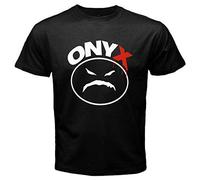 Onyx Logo Rap Hip Hop Music Men's White Black T-Shirt Black L