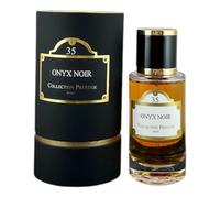 Onyx Noir Collection Prestige 35 Parfum de Luxe de Paris Flacon élégant avec accents dorés