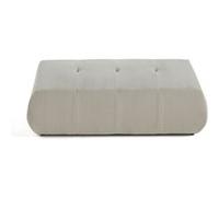 Onyx - pouf d'appoint - en velours côtelé - Beige $cou G