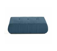 Onyx - pouf d'appoint - en velours côtelé - Bleu