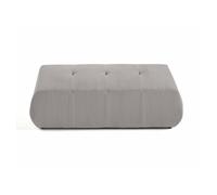 Onyx - pouf d'appoint - en velours côtelé - Gris clair