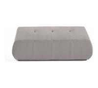 Onyx - pouf d'appoint - en velours côtelé - Gris clair