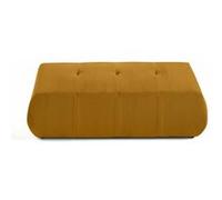 Onyx - pouf d'appoint - en velours côtelé - Jaune
