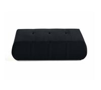 Onyx - pouf d'appoint - en velours côtelé - Noir