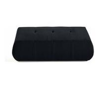Onyx - pouf d'appoint - en velours côtelé - Noir
