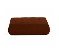 Onyx - pouf d'appoint - en velours côtelé - Terracotta