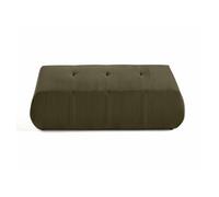 Onyx - pouf d'appoint - en velours côtelé - Vert