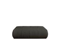 Lisa Design - Pouf Modulable Onyx en Tissu Gris Foncé - Salon