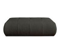 Lisa Design - Pouf Modulable Onyx en Tissu Gris Foncé - Salon
