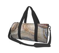 Onyx Stone Imprimé Bleu Pâle, Sac de Voyage de Grande capacité, Sac à Main Rond, Sac de Voyage de Sport, fourre-Tout, Sac de Fitness