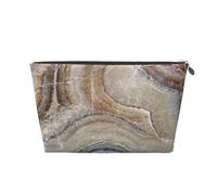 Onyx Stone Imprimé Bleu Pâle, Trousse de Toilette Trousse de Maquillage Sac à cosmétiques Trousse de Toilette de Voyage Portable