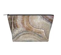 Onyx Stone Imprimé Bleu Pâle, Trousse de Toilette Trousse de Maquillage Sac à cosmétiques Trousse de Toilette de Voyage Portable