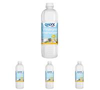 Onyx - Vinaigre 8° - Détartrant Multi-Surface - Parfum Citron - 4 x 1L