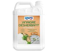 Onyx - Vinaigre Désherbant - Supprime les Mauvaises Herbes - Pour les terrasses, trottoirs et allées - ECOCERT - 100% d'Ingrédients d'Origine Naturelle - Fabrication Française - 5L