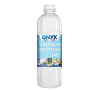 Onyx - Vinaigre Ménager 14° - Produit Nettoyant, Détartrant Concentré Multi-Surface - Dégraisser, Faire Briller - Ecocert, 100% d’Ingrédients d’Origine Naturelle, Fabrication Française -1L (Lot de 6)