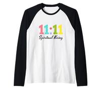 Onze 11 Être Spirituel 1111 Synchronicité du Temps des Anges Manche Raglan