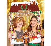 Onze Accessoires de Jeu pour fête de noël Accessoires Photo Booth Selfie | Onze Accessoires de Jeu pour fête de noël Accessoires Photo Booth Selfie décoration Party Amusant activités réjouissances