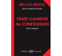 Onze cahiers de confession Texte intégral - Bruno Reidal - Erosonyx - broché - Autobiographie