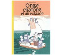Onze Chatons Et Un Poisson