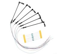 OO Lot de 612 lampes LED pour station de travail 3 V CC/AC avec résistances de série pour transformateur 12 16 V