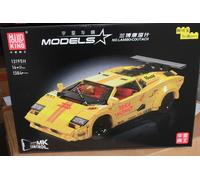 Oo Mould King 13195 Voiture Sport Jaune Course 1384 Pièces Klemmbausteine Neuf