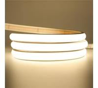 OOAEWBPSA Bande LED COB étanche de 0,5 à 20 m, 12 V/24 V, 320 LED haute densité, ruban néon flexible, éclairage intérieur et extérieur (blanc naturel, 24 V 13 m)