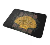 OOAHJEID Paillasson à Motifs en Forme de Coquille Saint-Jacques Tapis de Bain antidérapant Super Absorbant Tapis d'entrée pour la Maison Tapis de Salon de Chambre à Coucher Tapis d'extérieur