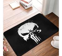 OOAHJEID Paillasson antidérapant Motif Squelette Vintage Punisher Skull pour entrée, Cuisine, Salle de Bain
