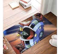 OOAHJEID Paillasson Tapis de Sol antidérapant Goldrake Goldorak Anime Mazinger Z UFO Robot Grendizer